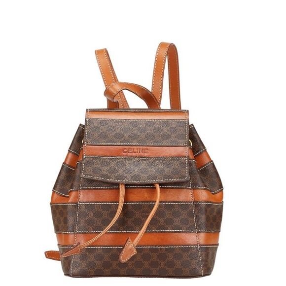 Pre Loved celine Women Brown Backpacks - Picture 1 of 8